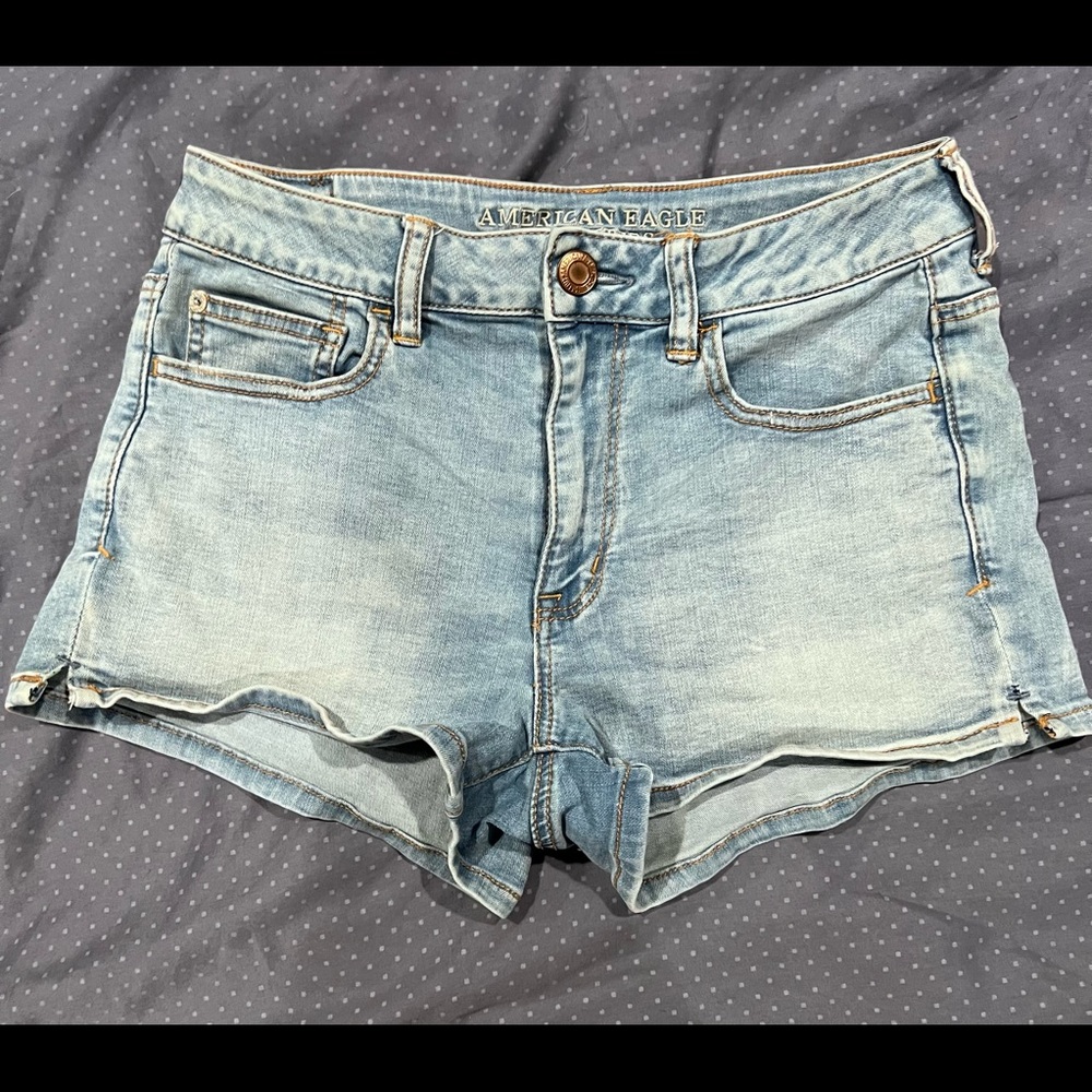 American Eagle jean shorts, perfect condition sz 10 with stretch